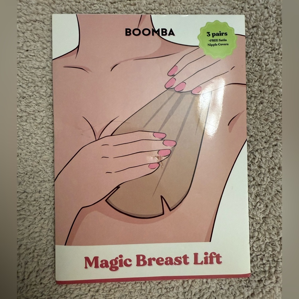 BOOMBA Magic Breast Lift in Tan 3 pair plus 1 Nip Cover
